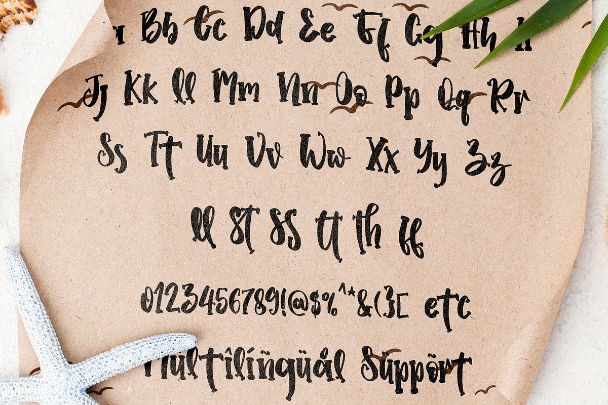 Hello Beach, a Script Font by Letterara (Photo 5 of 6)