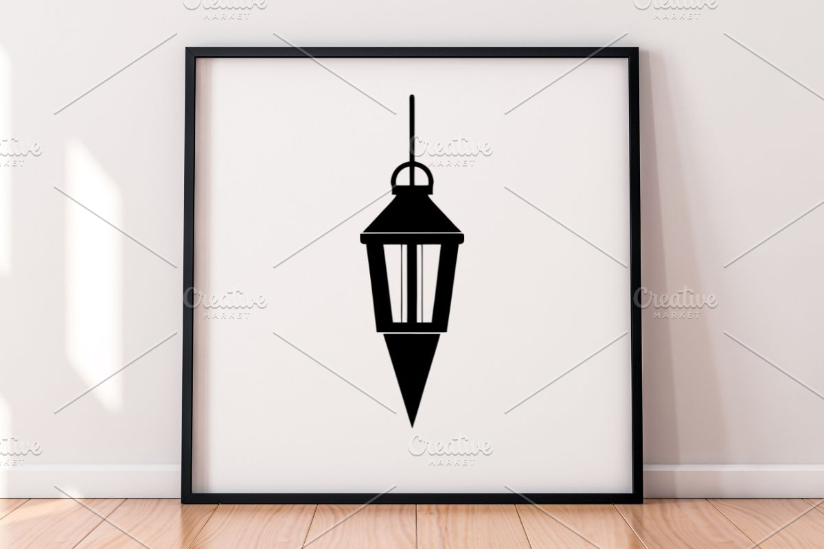 Lamp Silhouette SVG, a Technology Illustration by newminddesign (Photo 5 of 5)