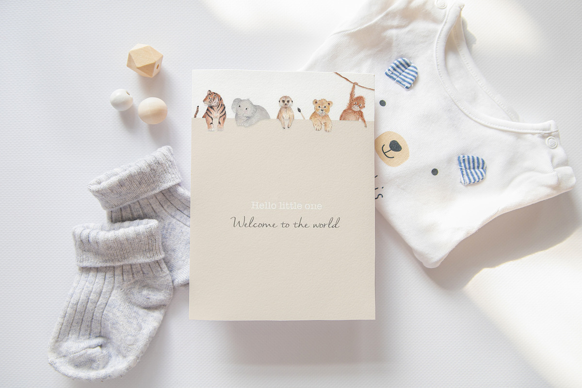 Baby Shower Mockup Bundle, a Product Mockup by ILoveMockupDesign (Photo 5 of 10)