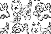 Adorable Dogs Procreate Patterns, a Brush Add-On by Heather Green Designs (Thumbnail 6 of 8)