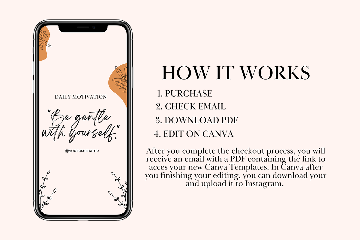 50 Boho Instagram Story Template, a Social Media Template by Daily Creative (Photo 7 of 7)