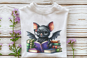 Watercolor Halloween Bats Clipart, a Seasonal Illustration by Rose Art (Thumbnail 4 of 7)