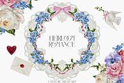 Heirloom Romance Vintage Lace Floral, a Decorative Illustration by Catch the Dream Art (Thumbnail 1 of 13)
