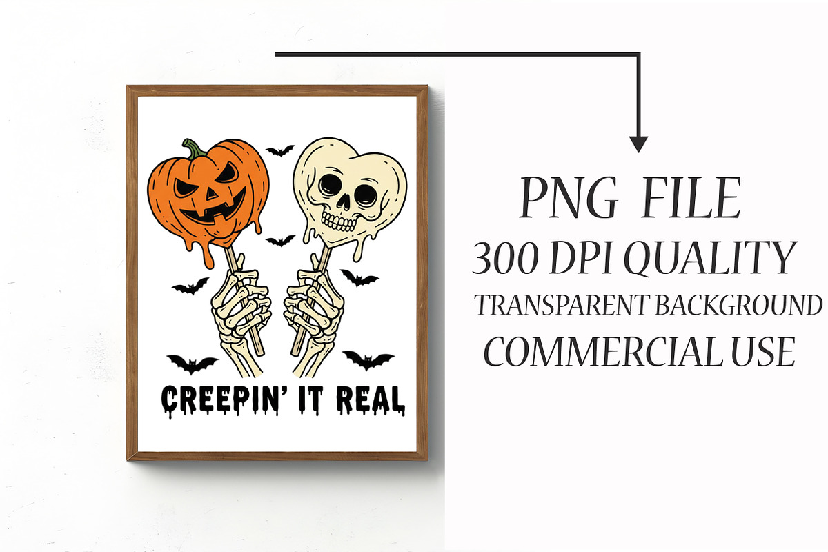 CREEPIN' IT REAL Skeleton T-shirt De, an Illustration by Libby Wishes (Photo 2 of 5)