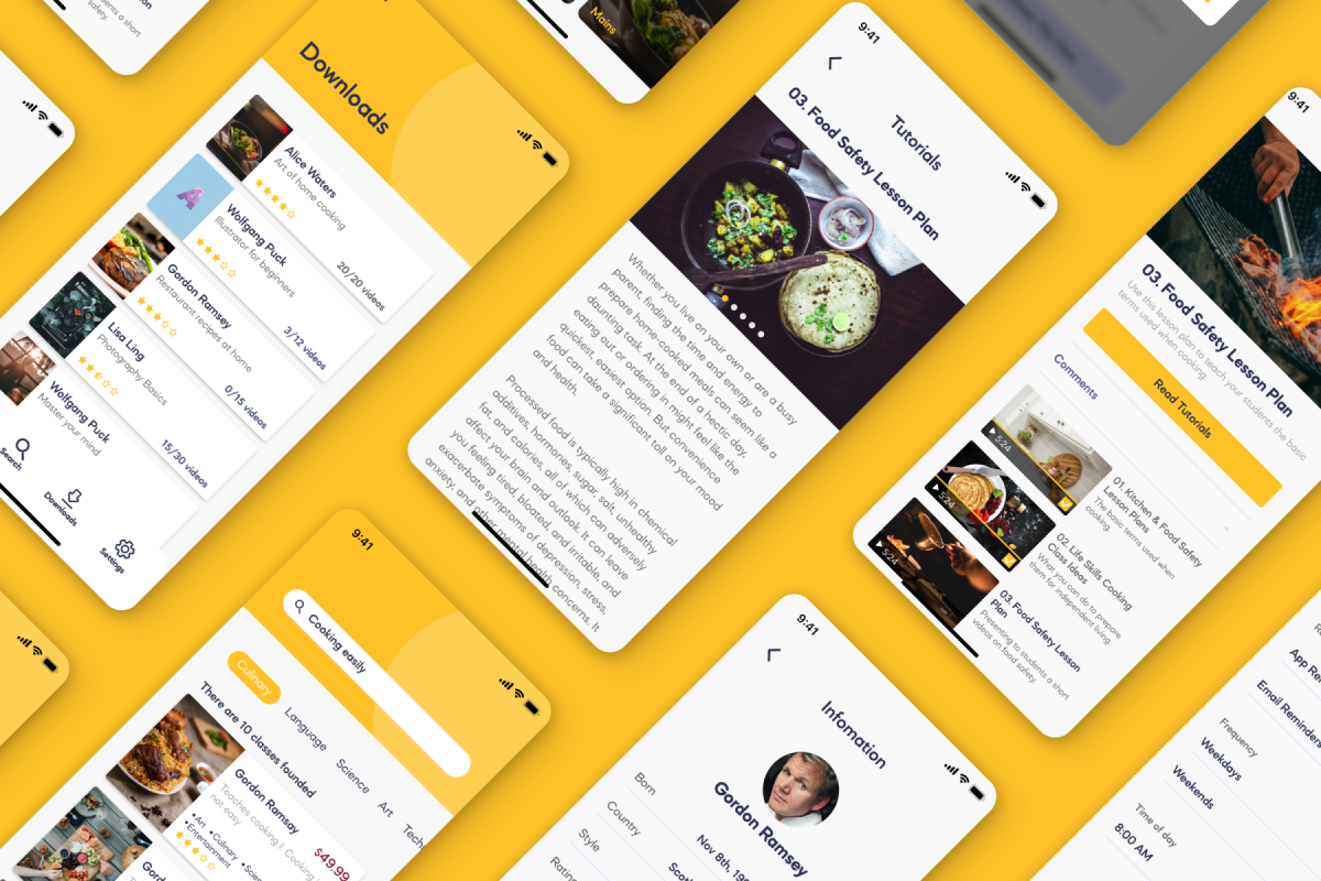 Edupi - E-Learning App Design UI Kit, an App Template by Capi Product (Photo 6 of 6)