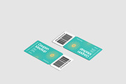 Coupon Mockup, a Merchandise Mockup by renderstockmarket (Thumbnail 3 of 3)