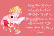 Moonspindle - Whimsy Font, a Handwritten Font by Lilithcollageart (Thumbnail 3 of 14)