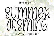 Summer Jasmine | Script Font, a Script Font by Scratchones (Thumbnail 1 of 8)