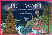 Pichwai PNG Elements & Patterns, an Illustration by Artifactory Studios (Thumbnail 1 of 9)