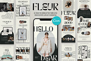 Fleur - 6 in 1 Canva Creator Pack, a Templates & Theme by SilverStag Type Foundry (Thumbnail 5 of 31)