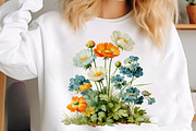 Spring daisy flower clipart, an Illustration by SinaCreation (Thumbnail 8 of 11)