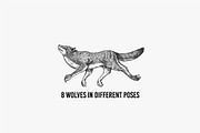 Big set bundle. Animals fox, wolf, an Animal Illustration by Arthur Balitskiy (Thumbnail 5 of 9)