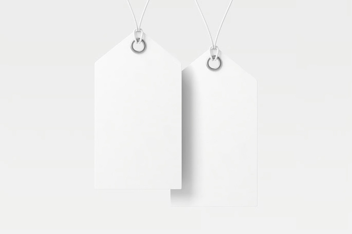 Customizable Price Tag Mockup, an Advertising Mockup by zpackcreative (Photo 4 of 6)