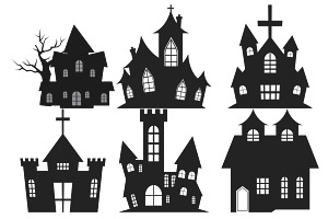 Halloween Haunted Houses Set 1