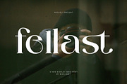 Fellast - New Display Serif Font, a Serif Font by Muflieart (Thumbnail 1 of 10)