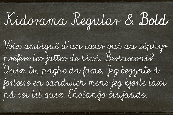 Kidorama - 2 fonts preview 4