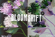 BLOOMSHIFT glitch floral backgrounds, a Background Graphic by alenaganzhela (Thumbnail 1 of 8)