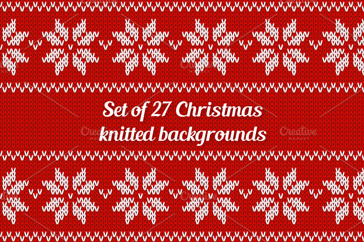 Set of 27 Christmas seamless pattern, a Pattern Graphic by Tori Design (Photo 1 of 4)