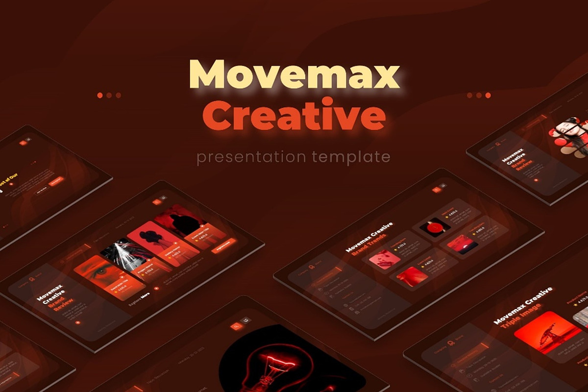 Movemax Creative Presentation, a Presentation Template by NecrolitSlide (Photo 1 of 9)