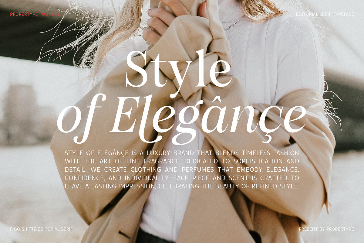 Figo Shiftz, a Serif Font by Propertype (Photo 8 of 13)