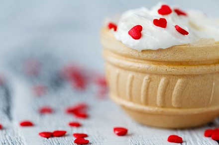 Valentines Day Cupcakes, a Background Photo by Andrey Stock Photos