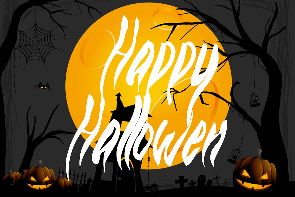 ROHSERAM - Halloween Horror Font, a Font by NTC Graphic (Photo 4 of 8)