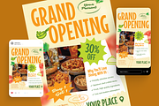 Restaurant Grand Opening Flyer Set, a Flyer Template by Annora Studio (Thumbnail 2 of 6)