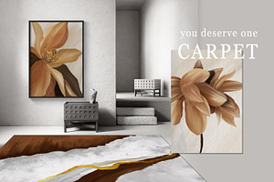 Modern Abstract Flower Art Painting