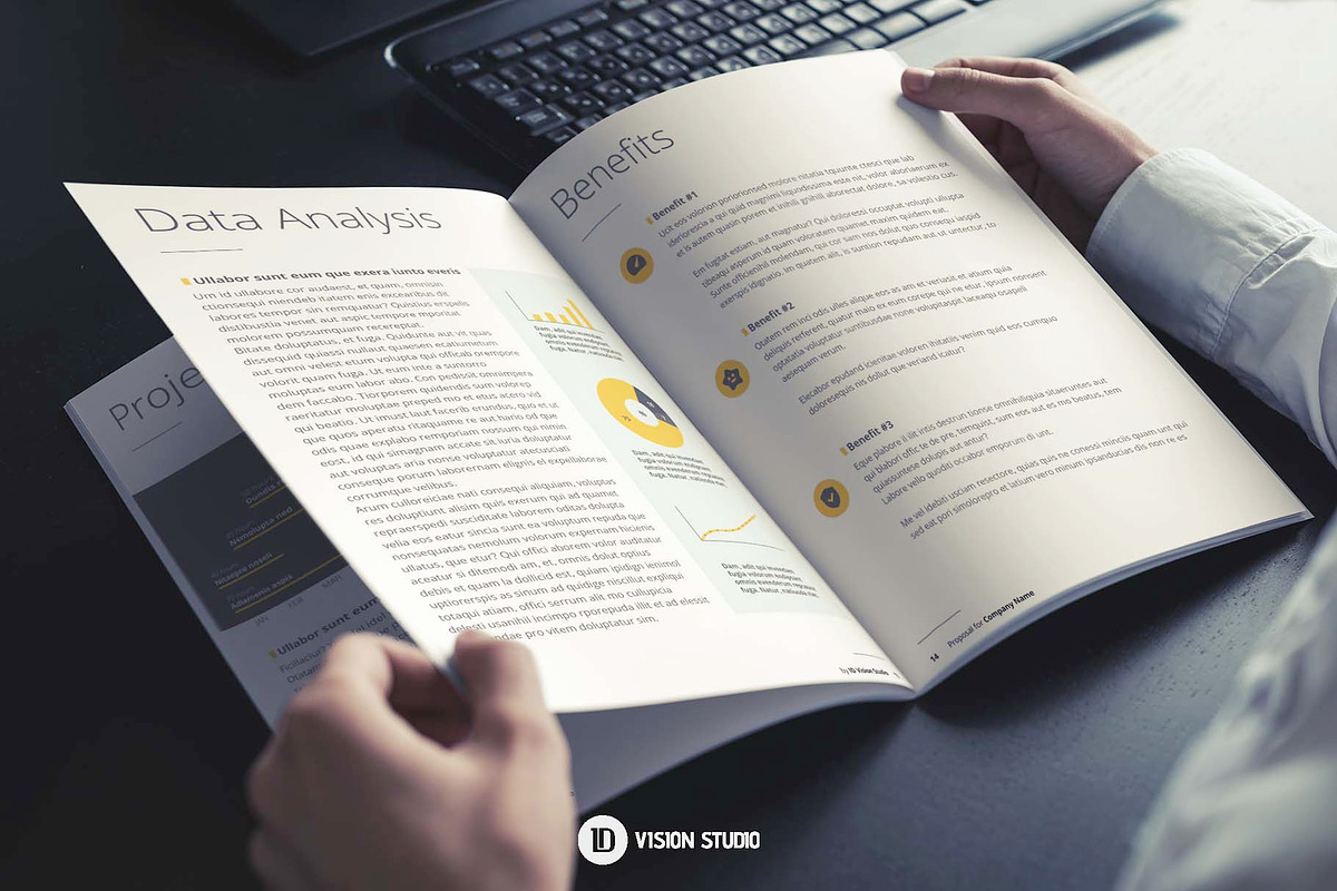 Minimal Proposal Canva InDesign, a Brochure Template by ID Vision Studio (Photo 10 of 16)