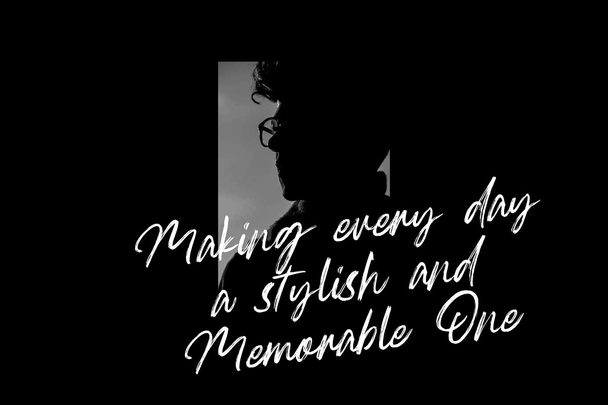 Raytune Signature Brush Typeface, a Script Font by RantautypeStudio (Photo 7 of 15)