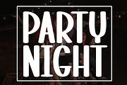 Party Night | Script Font, a Script Font by Scratchones (Thumbnail 1 of 8)