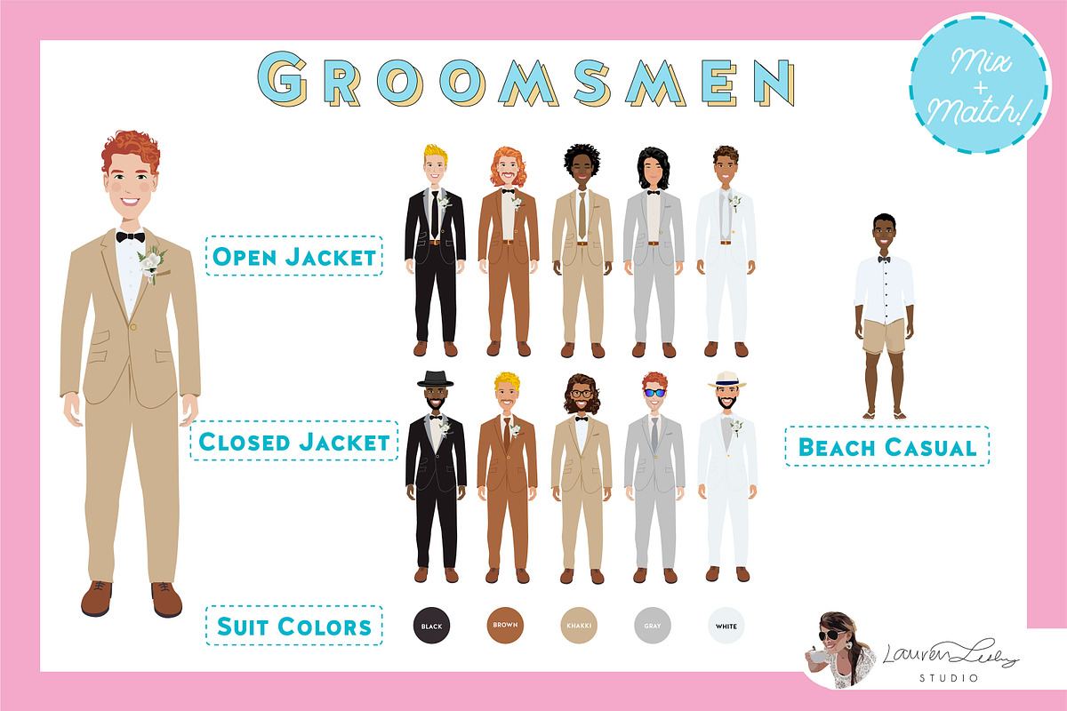 Wedding Portrait Creator, an Illustration by Lauren Lesley Studio (Photo 11 of 37)