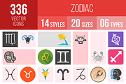 336 Zodiac Icons, an Outline Icon by IconBunny (Thumbnail 1 of 3)