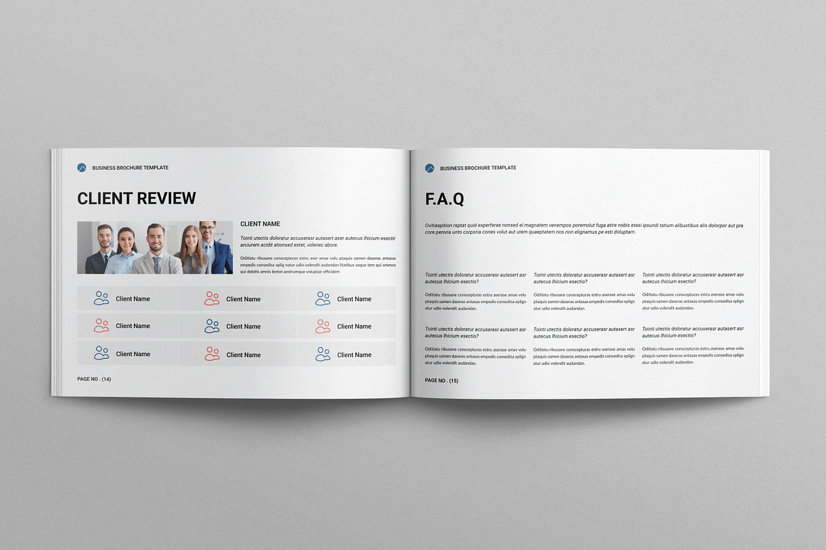 Business Brochure Template, a Brochure Template by E-Type (Photo 6 of 7)
