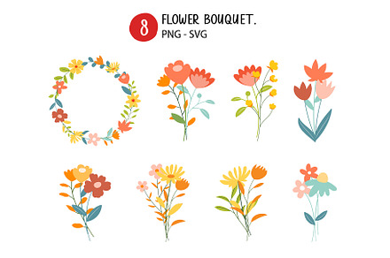 Flower bouquet.