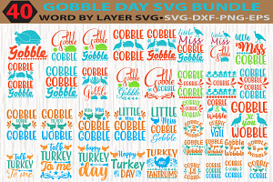 GOBBLE DAY SVG BUNDLE