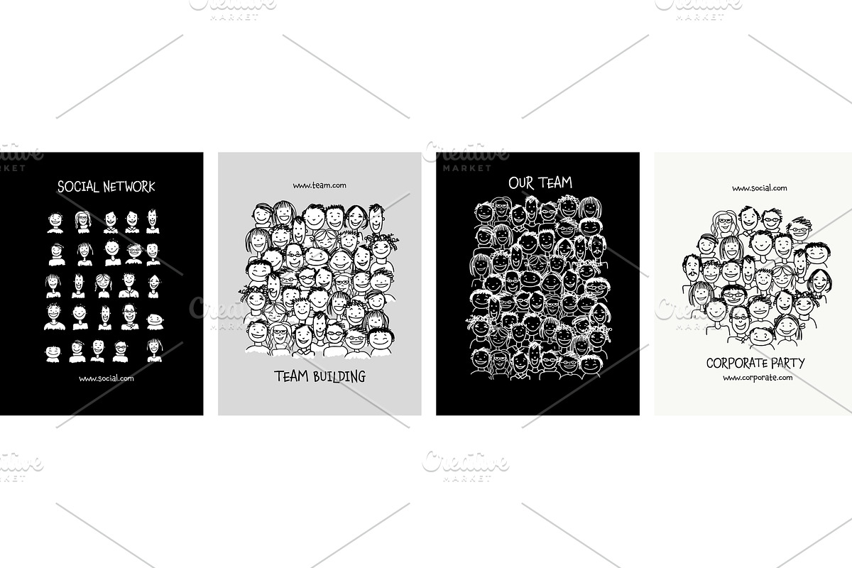 Group of people, community. Social, an Education Illustration by Kudryashka