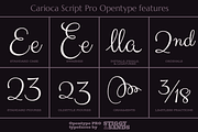 Carioca Script Pro, a Script Font by Stiggy & Sands (Thumbnail 4 of 5)