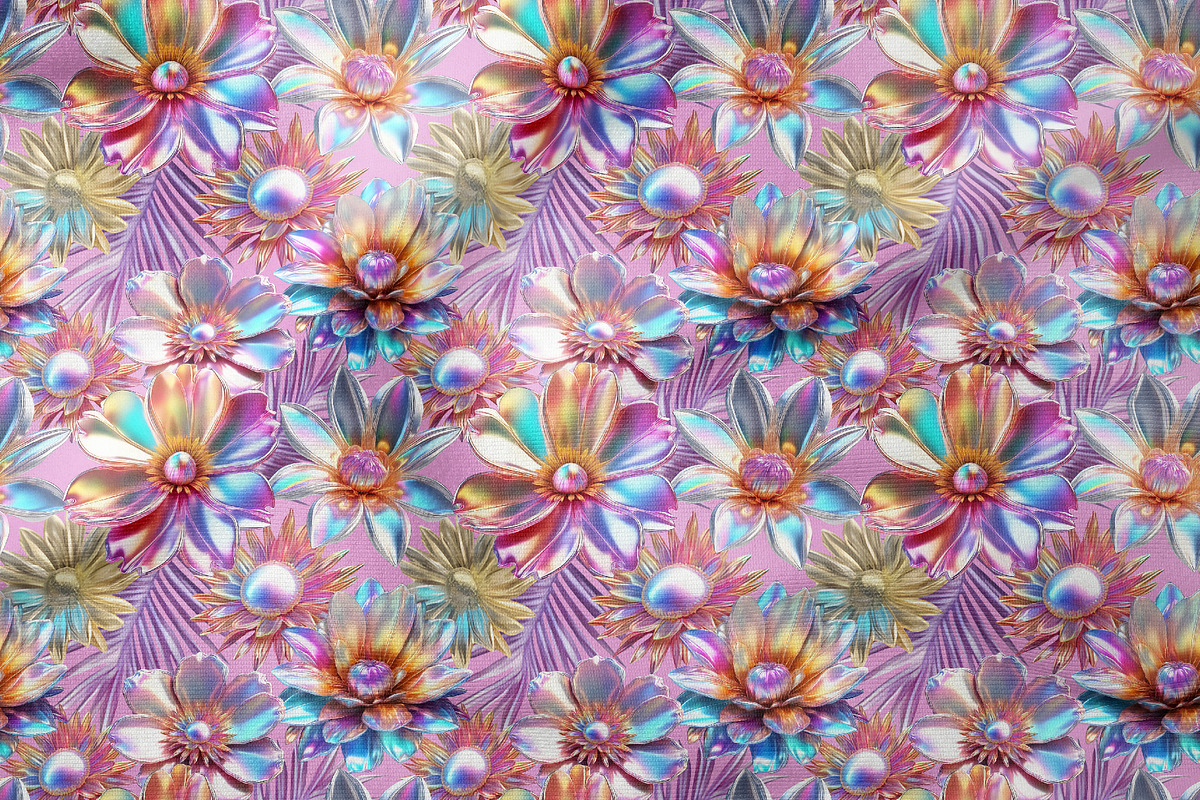Cosmic Flowers, a Pattern Graphic by Tiger and Flower (Photo 4 of 18)