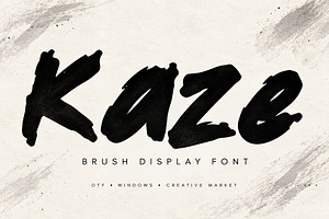 Kaze, a Script Font by Wow Magic
