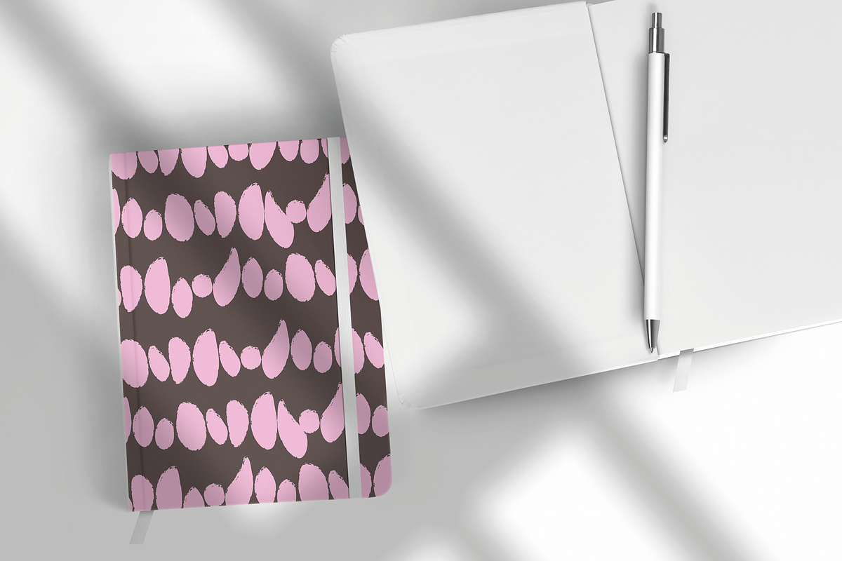 Pink Rocks Seamless Pattern, a Pattern Graphic by Bonfloret Studio (Photo 3 of 3)