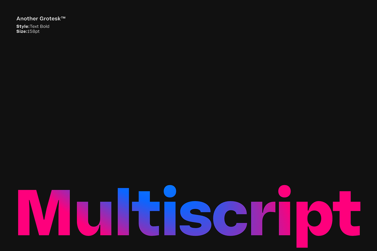 Another Grotesk Text Family, a Sans Serif Font by Bukva™ Type Foundry (Photo 12 of 15)