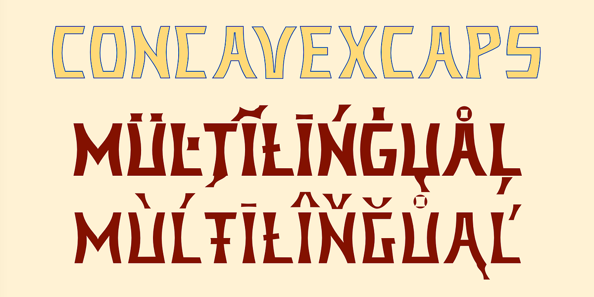 Concavex, a Sans Serif Font by Ingrimayne Type (Photo 5 of 7)
