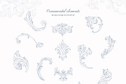 Baroque Vintage Ornamental set, a Decorative Illustration by Yuliia Lashevska (Thumbnail 16 of 19)