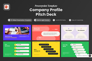 Synergy -Company Profile Power Point, a Presentation Template by SLAB! Design