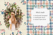 Hand-Painted Backgrounds & Frames, a Background Graphic by Essentially Nomadic (Thumbnail 2 of 16)
