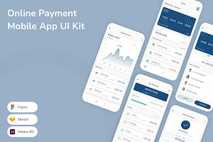 Online Payment Mobile App UI Kit