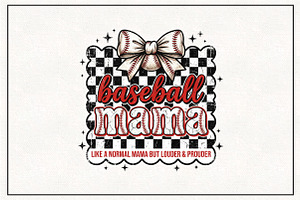 Coquette Baseball Mama Sublimation, a Work Illustration by CraftArtStudio