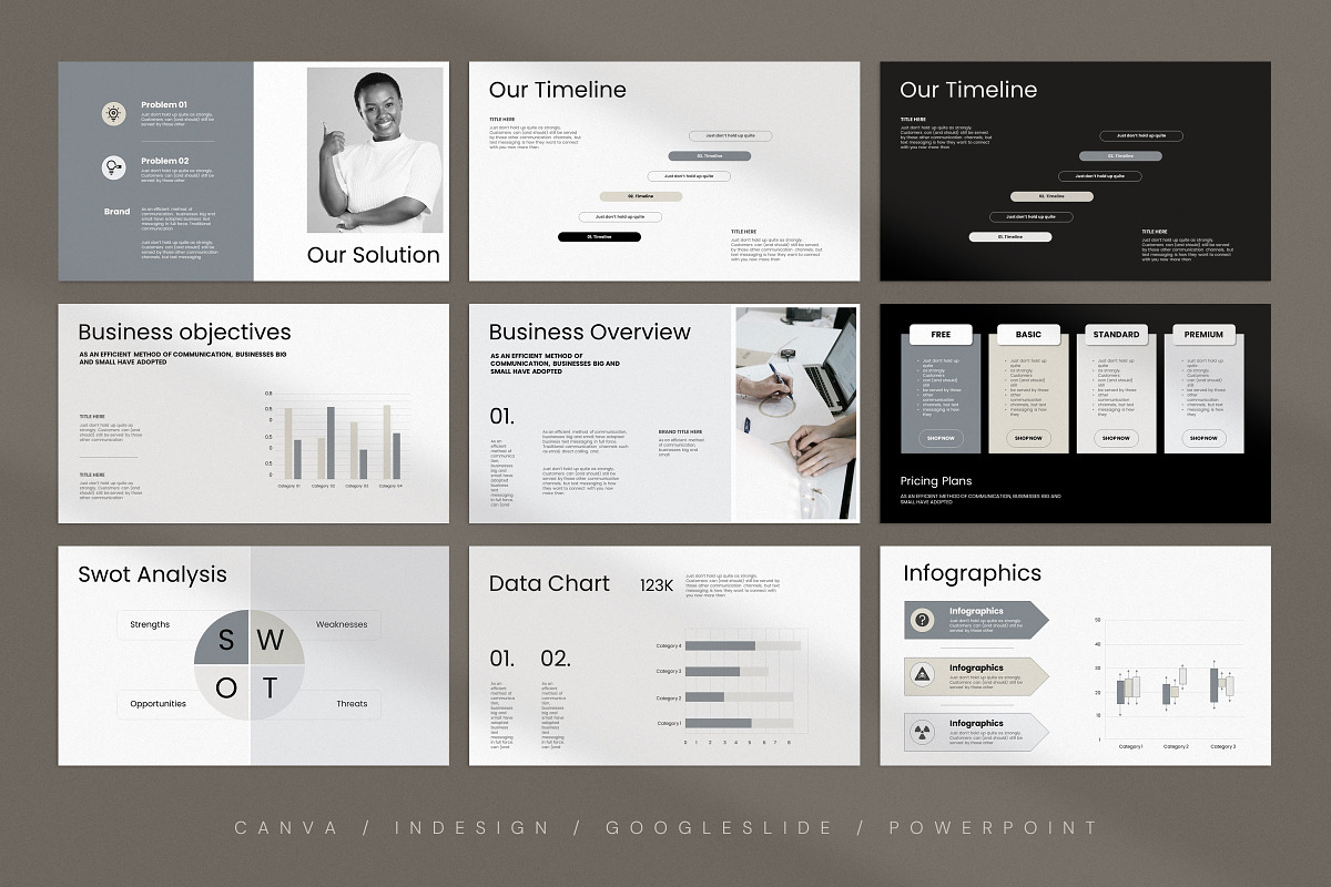 Business Plan Powerpoint Template, a Presentation Template by Studio Industry (Photo 7 of 9)