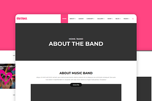 Music Artist Website